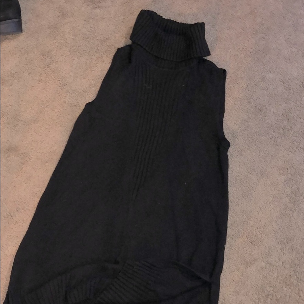 Sleeveless sweater dress